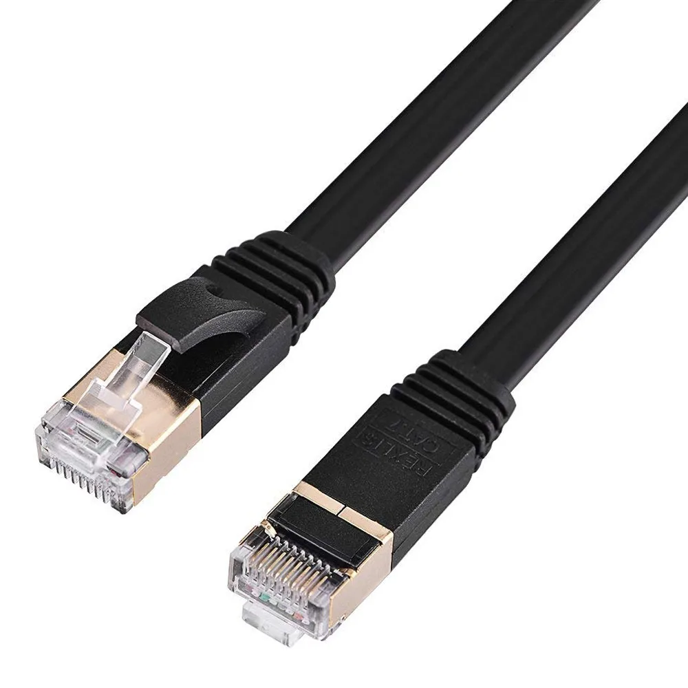 Универсальный Cat7 Ethernet линия выдвижной 10 Гбит/с кабель плоский прочный кабель| |