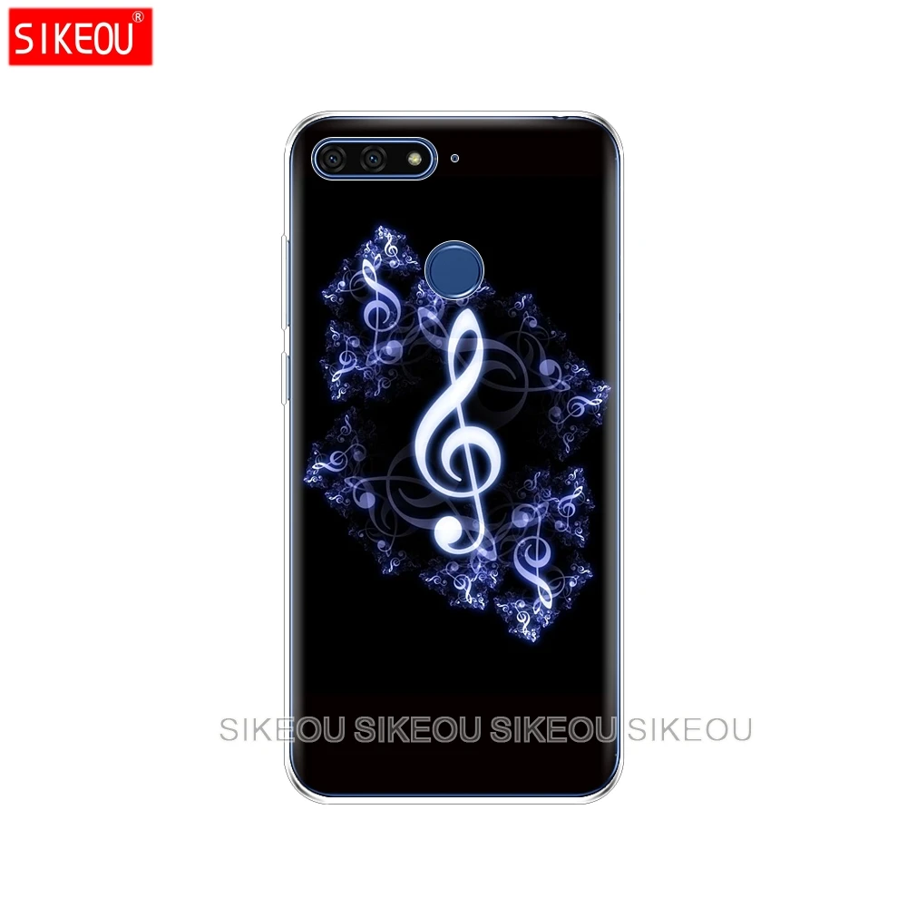 Силиконовый чехол для телефона Huawei Honor 7A PRO 7C Y5 Y6 Y7 Y9 2017 2018 Prime ddj dj music|Бамперы| |