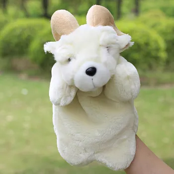 

Sheep Hand Puppet Baby Kids Developmental Soft Lovely Cartoon Interactive Doll Plush Game Playing Toy for Children Gifts