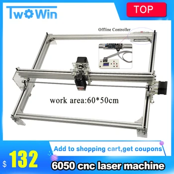 

15w 65*50cm large area 10w big laser engraving machine, CNC DIY laser module marking machine,laser engraver+Offline module