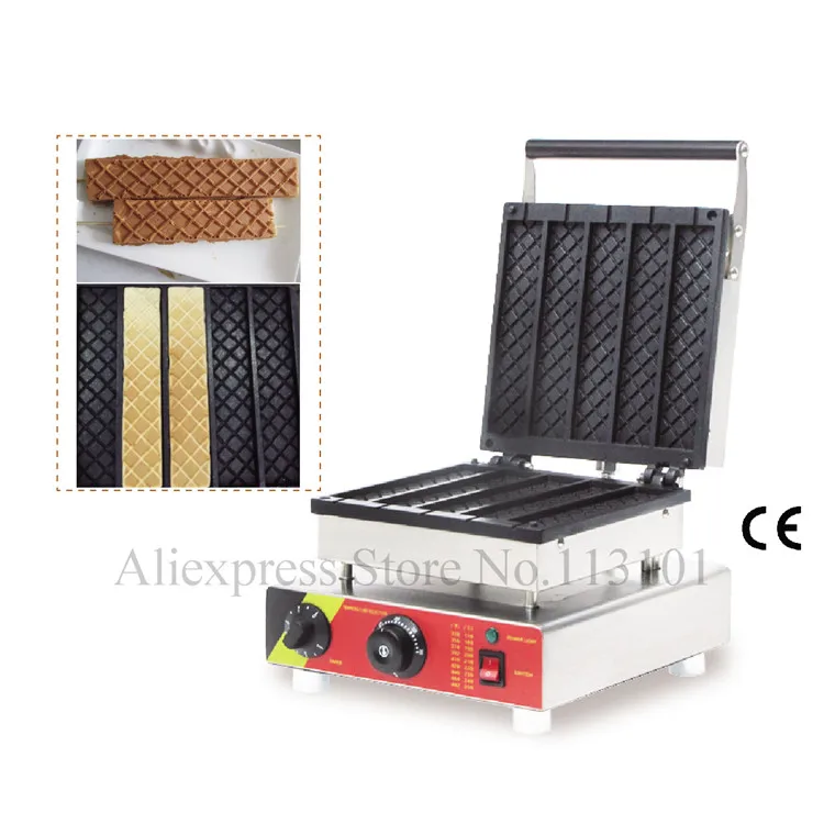Rectangle waffle baker commercial rectangle waffle machine stainless steel long shape waffle