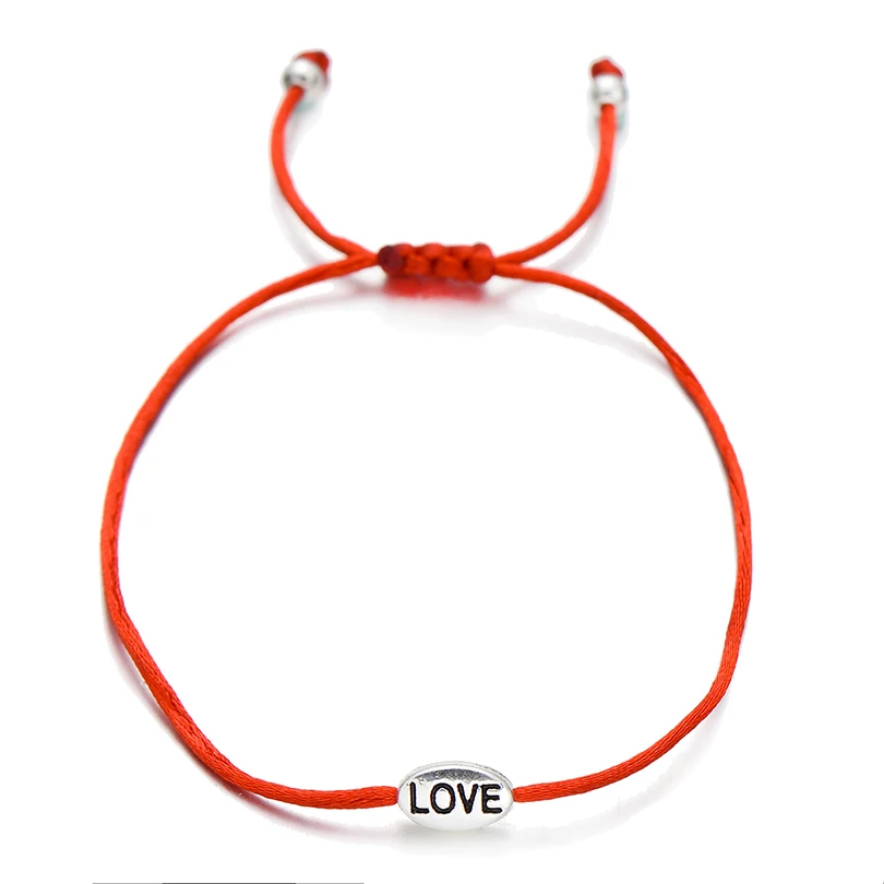 Браслеты Pipitree Love Forever Lucky Red String браслеты с надписью Wish подарок для женщин и мужчин