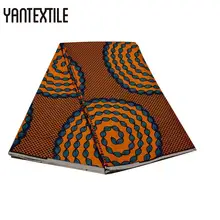 YANTEXTILE новая Анкара ткань Африканская настоящая восковая печать Tissu Africain 6 ярдов настоящий воск Африканский батик ткань для свадебного платья