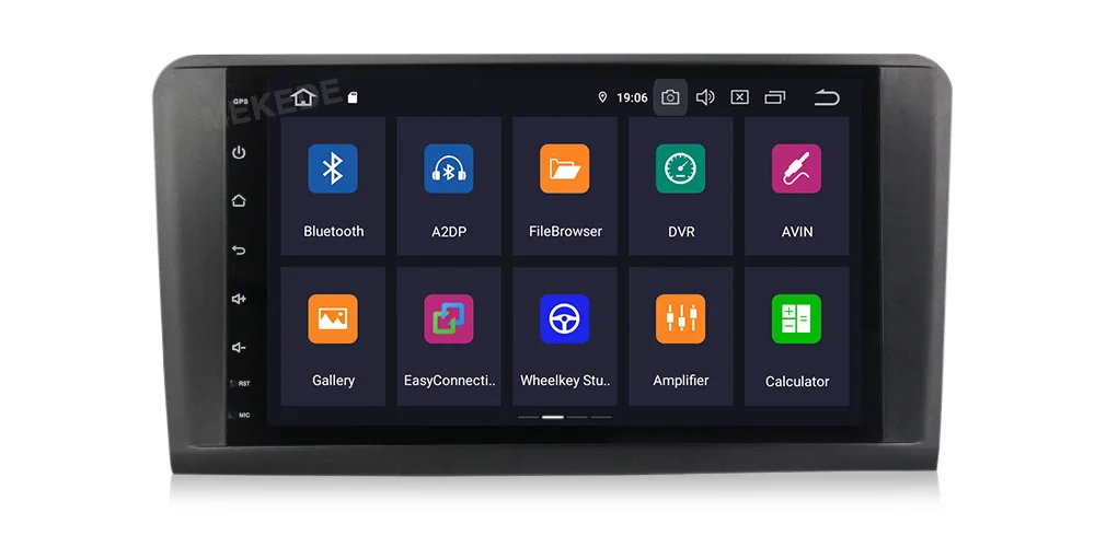 MEKEDE HD DSP Android 9,0 2G 4 ядра автомобиля gps для Mercedes Benz ML GL W164 ML350 ML500 GL320 Радио Стерео навигация без DVD плеера