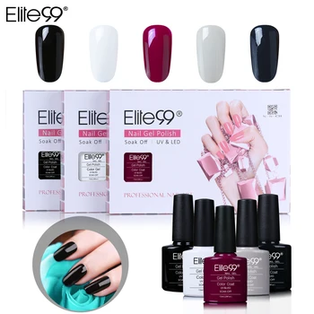 Elite99 7,3 ML Glück Gel Nagellack Reine Farben Langlebig Hybrid Nagel Gel Lack Esmalte Nägel Design Gel Polnisch mit box