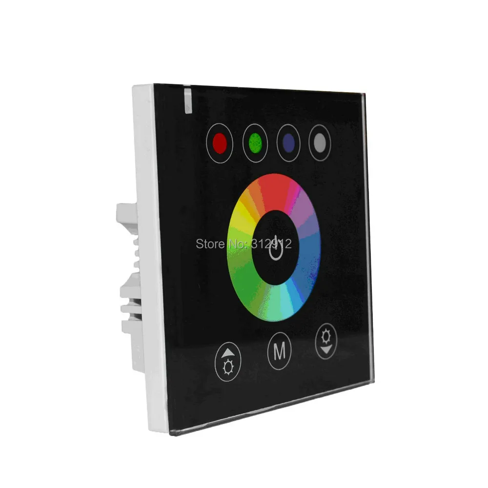 

LED RGB touch controller;DC12-24V input;4A*3CH output;BLACK panel