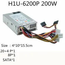 200 W 1U сервера Питание 200 W блок питания H1U-6200P 200 W 20+ 4-PIN 1U Питание H1U-6150P H1U-6250P 1U промышленного управления медицинским