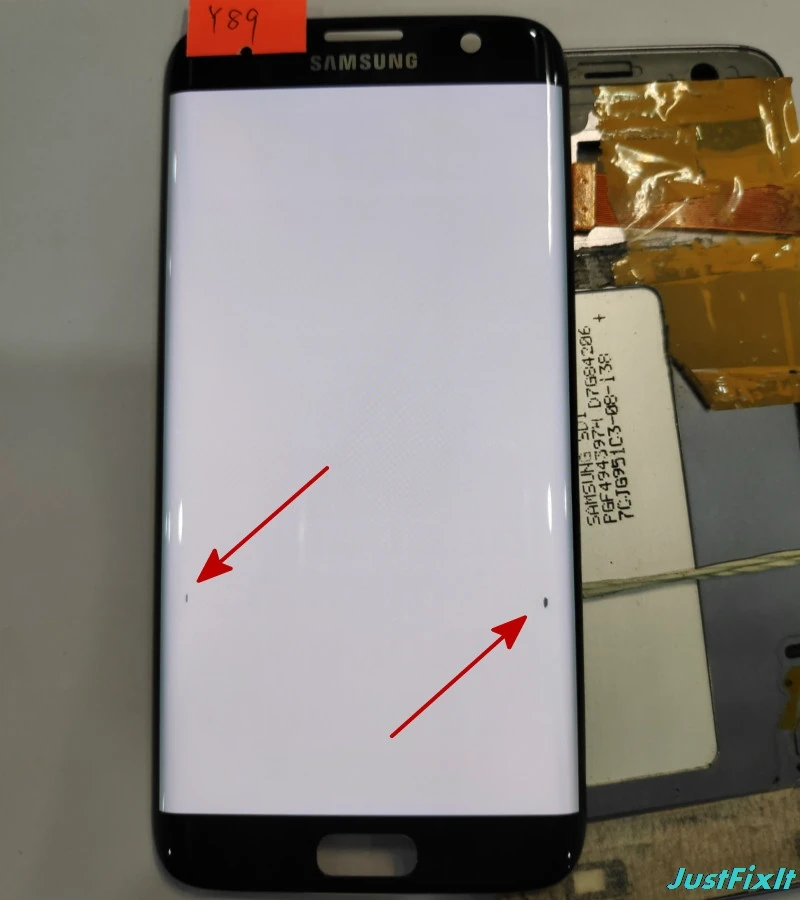 

NO.y89 for Samsung Galaxy S7 edge G935F G935A G935FD Defect lcd display with touch screen Digitizer 5.5'' Super AMOLED Black