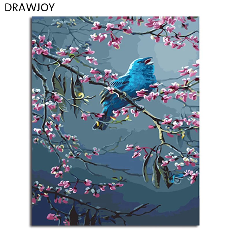 

DRAWJOY Framed Picture Painting & Calligraphy Of Animals DIY Painting By Numbers Coloring By Numbers Home Decor