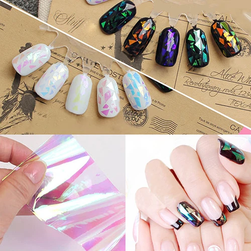 Nail Art Foil Kit Reviews Ping 10pcs Nail Art Decor Tool Kit Wrap Foil Transfer S