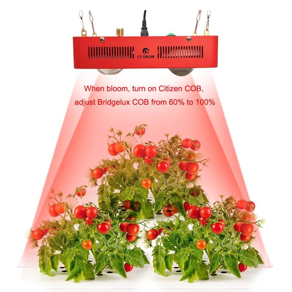 Диммируемый полный спектр светодиодный свет для выращивания 800 Вт Citizen bridgelux cob Гидропоника в помещении парниковый завод все стадии