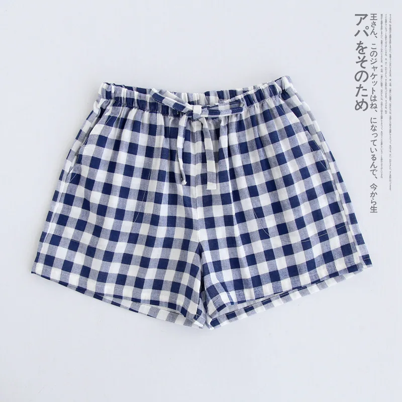 Хлопковые Пижамные штаны Женские шорты пижамы летние штаны японские повседневные женские домашние нижнее белье