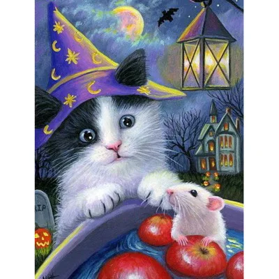 

5D DIY Full drilling Diamond Painting animal cat Needlework Gift Full Diamond Cross stitch Home Decor children gifts