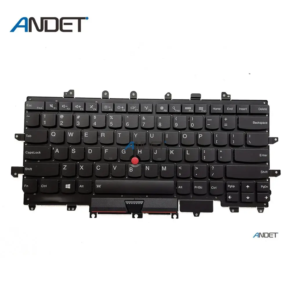 Отремонтированная оригинальная клавиатура для lenovo ThinkPad X1 Carbon 4th Gen 20FB 20FC с подсветкой, американский английский 00PA698 SN20K74746