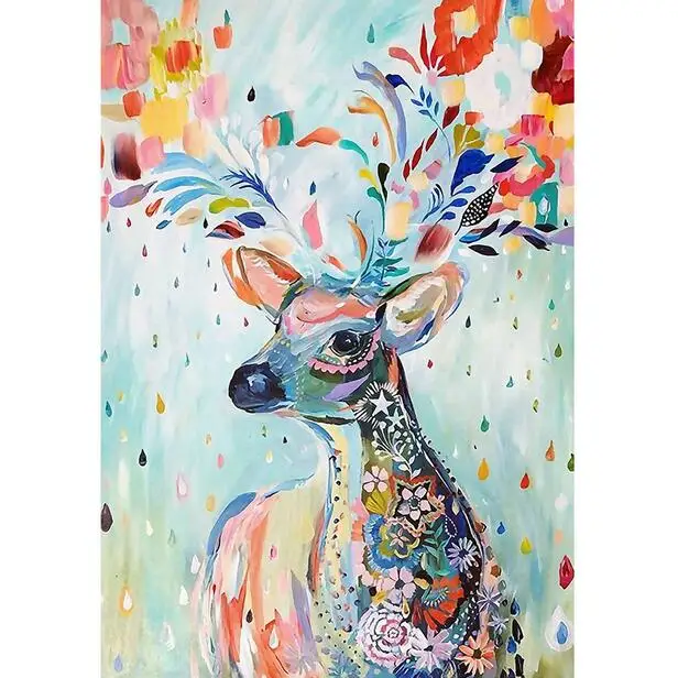 100*160cm Super Soft Flannel Abstract hand drawed Elk Carpet baby crawling pad thicken play mat tapis Non-slip rug blanket - Image 5