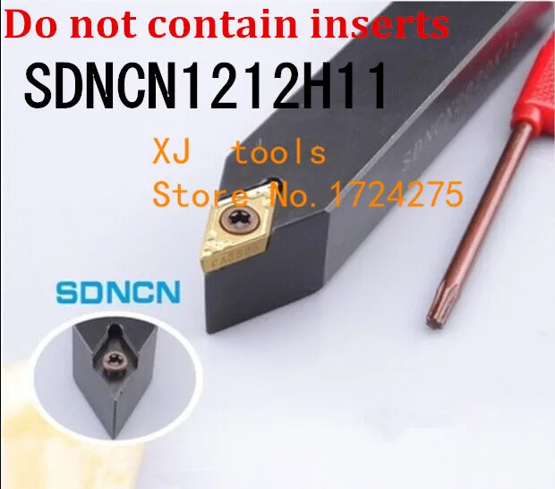 

SDNCN1212H11, 12*12mm Metal Lathe Cutting Tools Lathe Machine CNC Turning Tools External Turning Tool Holder S-Type SDNCN