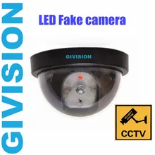 2015 new Fake Surveillance Dummy CCTV Security Dome Camera decoy indoor outdoor Flashing Red LED Light fake CAM