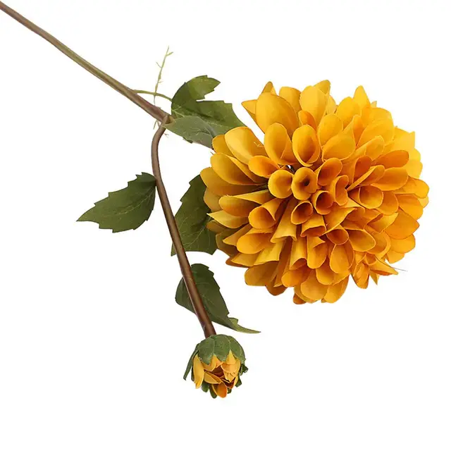 Single Silk Flower European Artificial Fake Western Rose Flower Peony