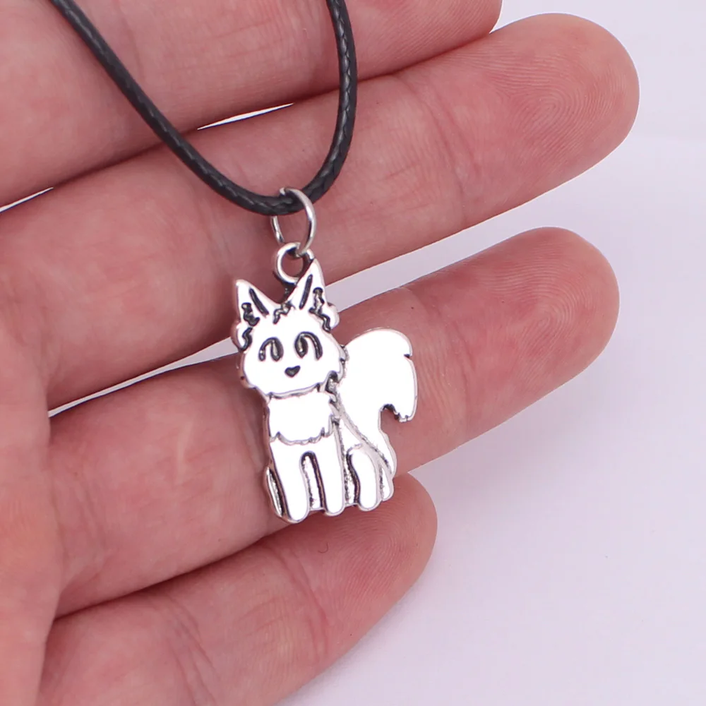 hzew Ancient silver color cute cartoon fox pendant necklace | Украшения и аксессуары