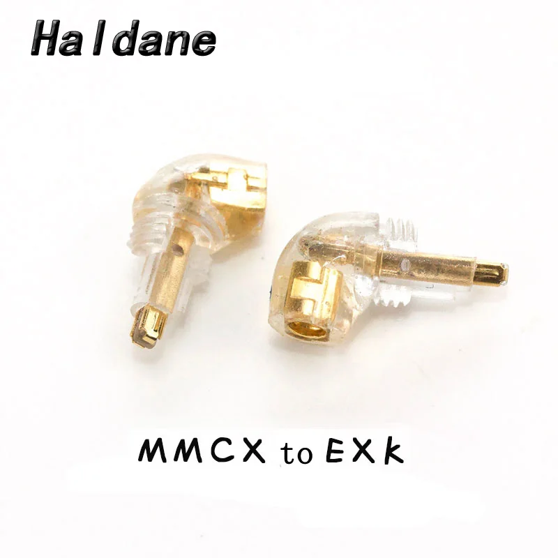 Haldane пара наушников разъем для EX600 EX800 EXK EX1000 штекер для MMCX 0,78 мм Женский адаптер конвертер