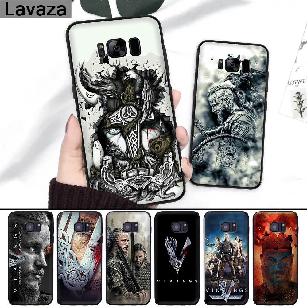 

Lavaza Vikings Series lovely Silicone Case for Samsung S6 Edge S7 S8 Plus S9 S10 S10e Note 8 9