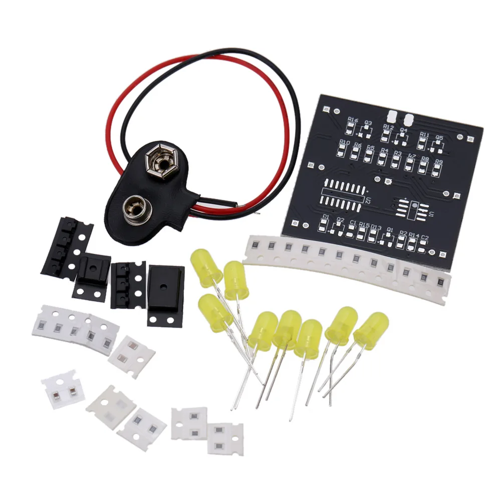 

DIY Kit Sets Electronics for Random LED Quantity Touch Dice Electronic Set with PCB 7pcs LEDs