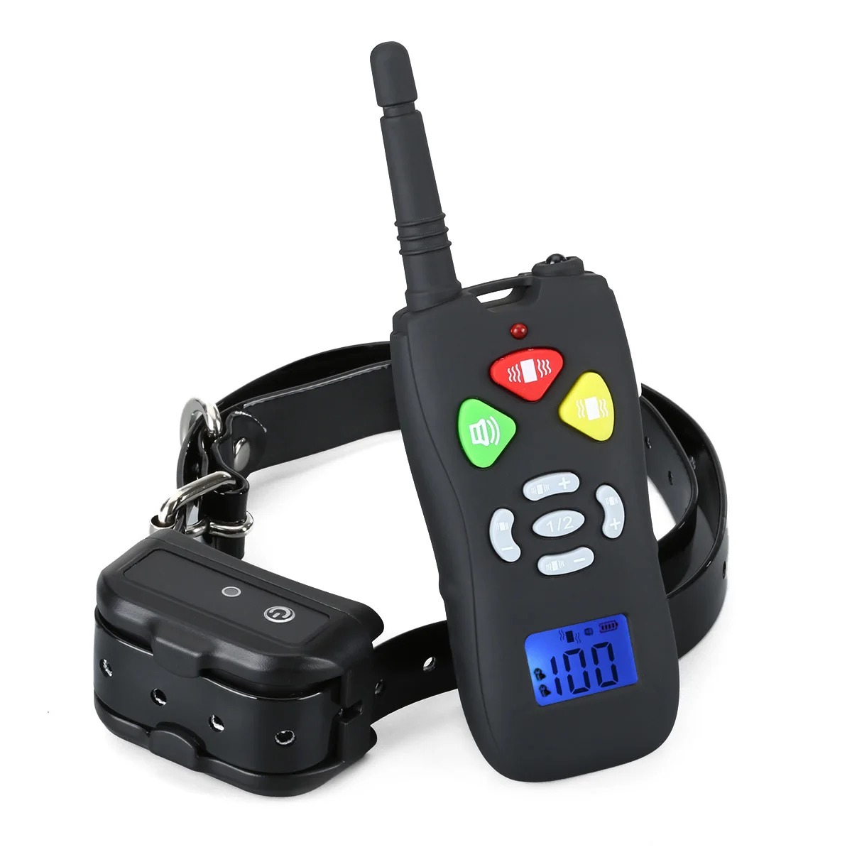 No Shock Dog Training Collar 1000ft Rechargeable Dog Shock Collar with