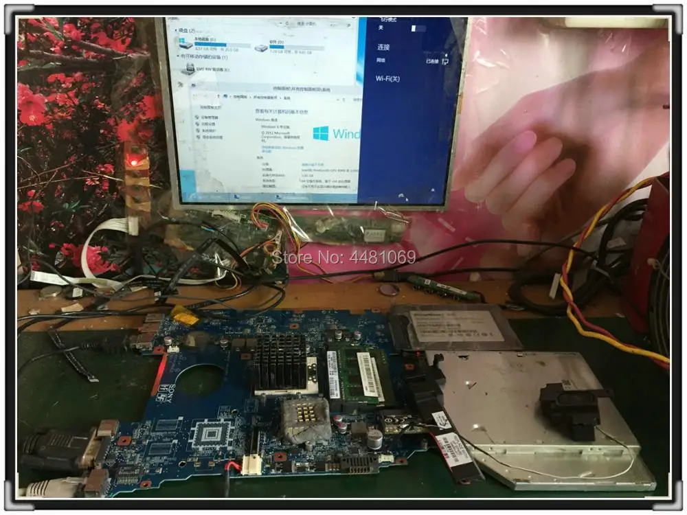 Материнская плата для ноутбука sony mbx-247 DA0HK1MB6E0 VPCEH mbx-247 REV: E HM65 DDR3 Протестировано и в рабочем состоянии