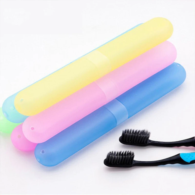 Portable Family Travel Camp Toothbrush Protect Holder Case Box Tube Cover