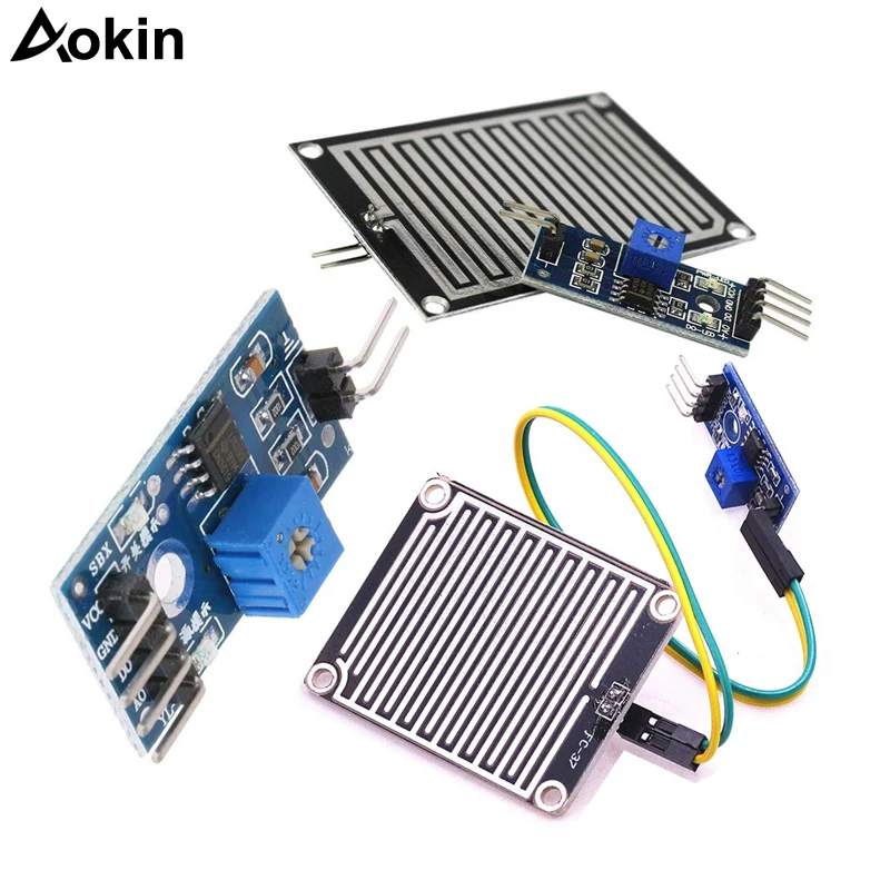 Raindrops Rain Detection Sensor Module Weather Module Humidity For Arduino