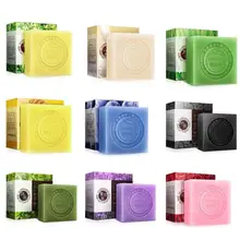 Натуральное органическое травяное эфирное масло мыло Отбеливающее мыло ручной работы для удаления прыщей на коже глубокое очищение лица банное бактерицидное мыло