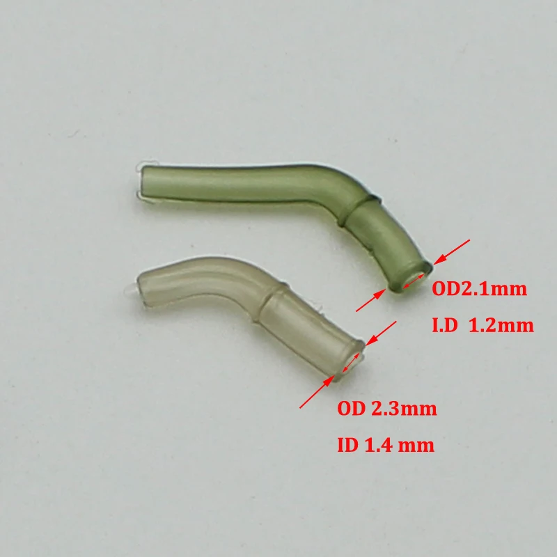 20 шт. линейный позиционер для волос оснастка, снаряжение для ловли карпа, аксессуары для ловли карпа, рукав-крючок, мягкий резиновый локоть, анти-запутывание рыболовных инструментов