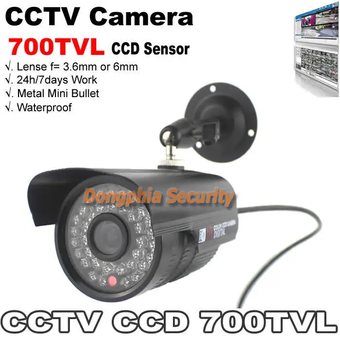 

2015 new arrival 700TVL security camera adopt High resolution 1/3-inch SONY 960H Super HAD II CCD with OSD menu lens 3.6/6mm