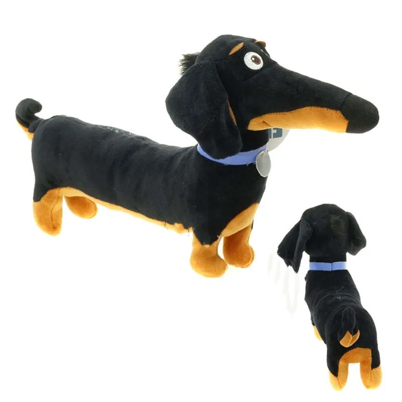 

soft toy dog plush 18*10 Stuff New Cartoon Dachshund Cute plush dog Toys Black Sausage Buddy Toy Kids Stuffed Toys for children