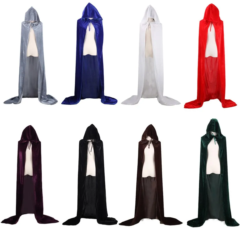 Fashion Halloween Death Large Code Hooded Cloak Sleeveless Prince And Princess Velvet Multicolor Cos Clothing Suit Cloak Fashion Halloween Death Large Code Hooded Cloak Sleeveless Prince And Princess Velvet Multicolor Cos Clothing Suit Cloak