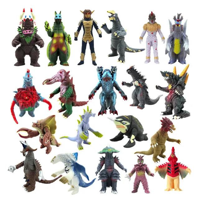 Soft joints Godzilla Action Figure Movable doll Model Toy Jongens Kid Kind Speelgoed Anime Cartoon Movie Ultraman Monsters 1