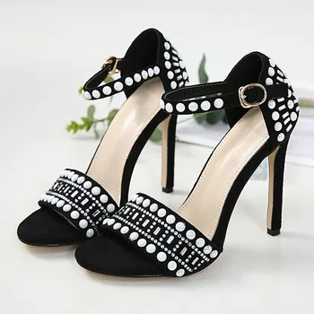 

Nice New Summer Women High Heels Sandals Shoes Woman Party Wedding Lady Pumps Ankle Strap Buckle Stilettos Sexy Shoes