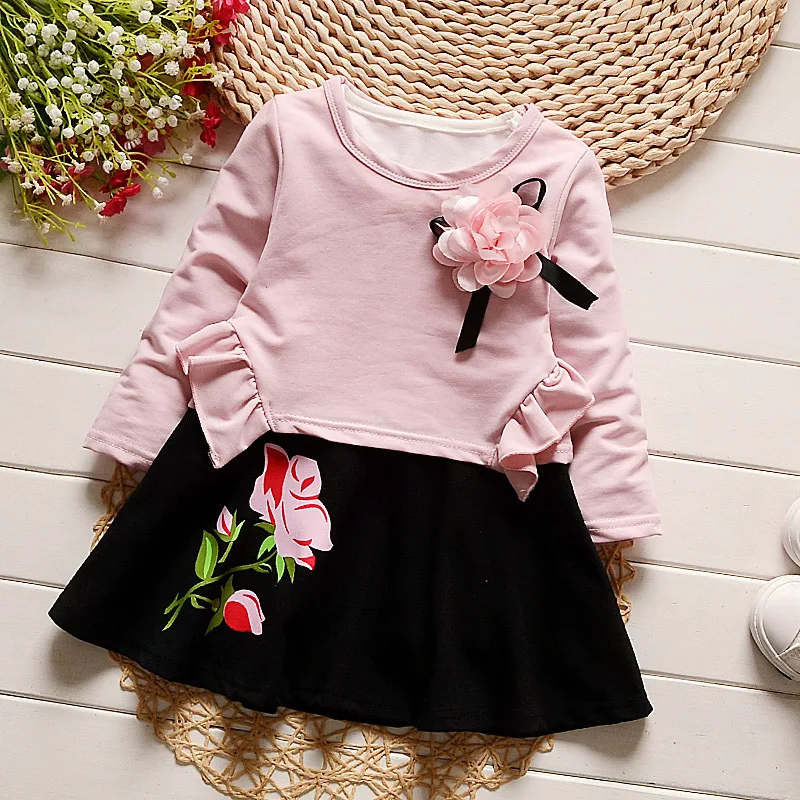

bibicola Baby Girl Clothes Autumn Hot selling Newborn Toddler girls dress+short cardigan 2pcs/suit kids Infants Clothing Sets