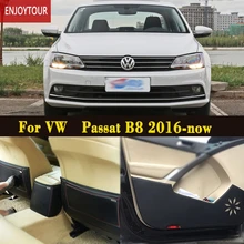 Автомобиль колодки спереди и сзади двери сиденья анти-Kick коврик автомобиль-Стайлинг Интимные аксессуары для Фольксваген Passat B8