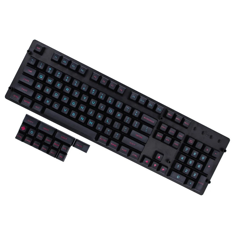  MP SA PBT Keycap Miami Etched Coloring Fonts Keycap Cherry MX switch keycaps for Wired USB Mechanic
