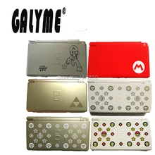 Чехол с логотипом из мультфильма DS Lite nindondsl DSL пластиковый корпус с наклейками полный комплект игры портативная консоль подарок для мальчика