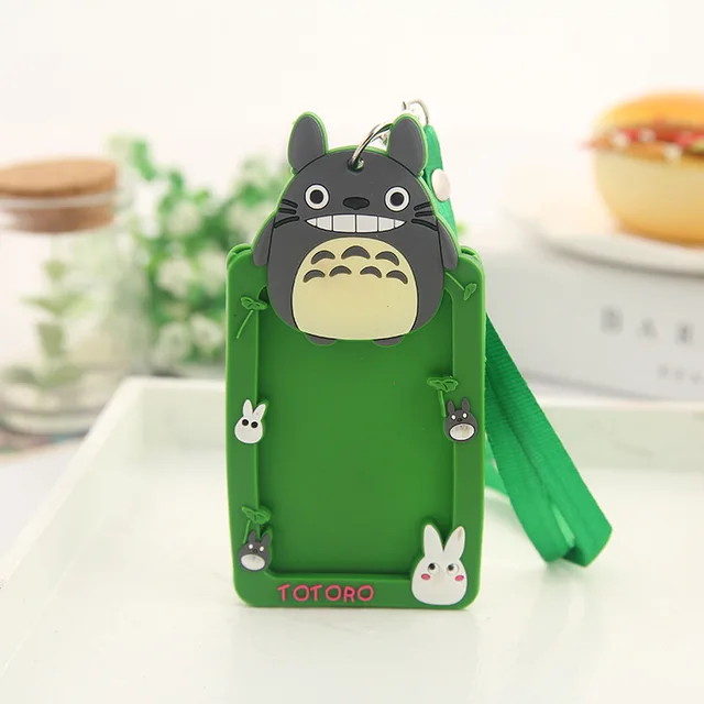 Silicone Cartoon Totoro Cute ID Credit Card Holder Bus Card Student ID