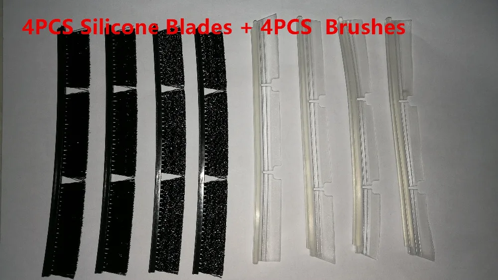 4 x Φ + щетки для Neato Combo Brush силиконовые лопатки XV рro 11 12 14 Автоматическая Замена