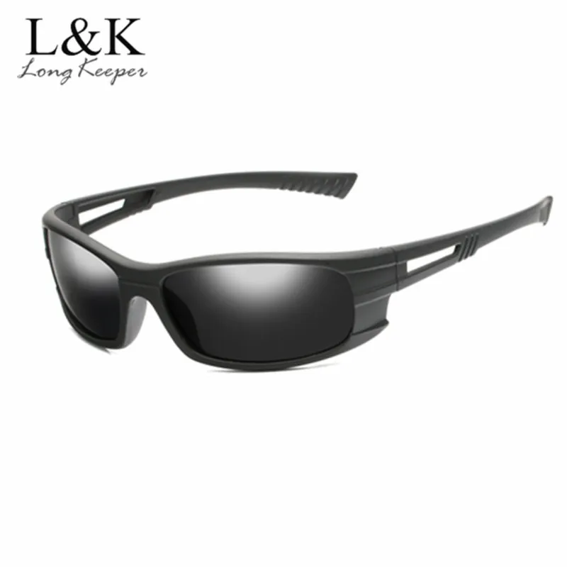 LongKeeper Polarized Brand Designer Glasses Outdoor Sports Fishing Driving Sunglasses Unique Frame Goggles Eyewears 2018 Hot