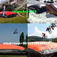 Морская надувная Сумка для трюков, Прочная Большая надувная подушка безопасности для BMX, надувная Сумка для трюков для сноуборда или катания на лыжах