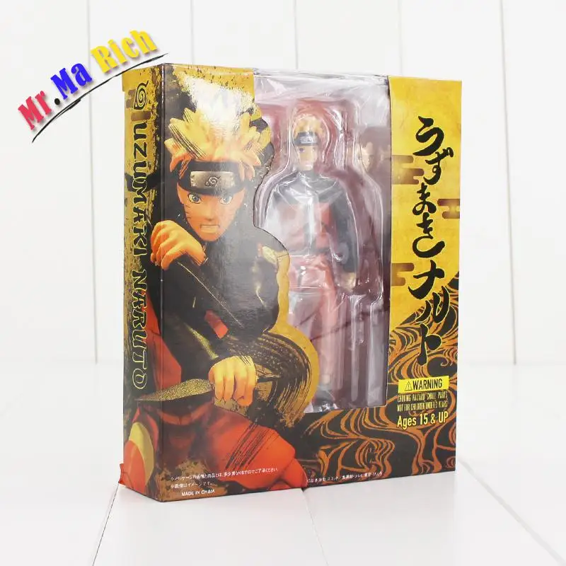 15 см аниме Наруто фигурку Саске Какаши Минато Хокаге SHFiguarts freddo ниндзя MODELLO Bambola