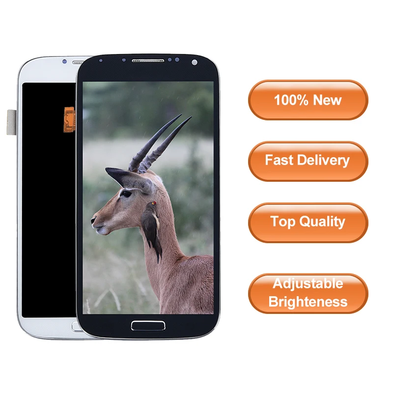 

New Tested 5.0'' IPS LCD For Samsung S4 Display Touch Screen with Frame GT-i9505 Digitizer LCD For Samsung Galaxy S4 LCD Screen