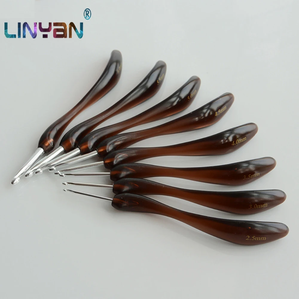 

8 pieces pins Needlework kit Knitting needles 2016 Crochet hook Bearded needle Latch needle Crafts Weaving tools wholesale ZL73