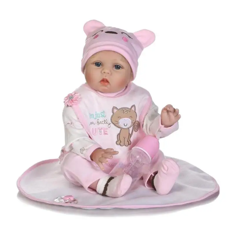 

55cm NPK Simulation Reborn Silicone Baby Doll Kids Sleeping Playmate Toys