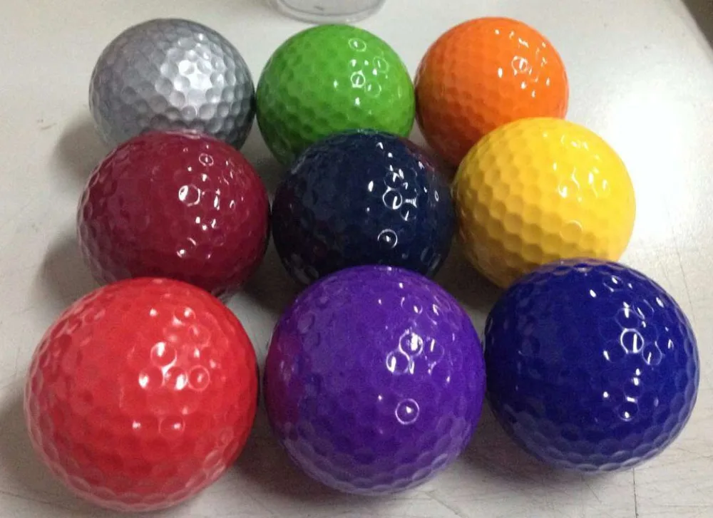12 шт. один дюжина оптом пустой мини-мяч для гольфа разных цветов мяч для гольфа
